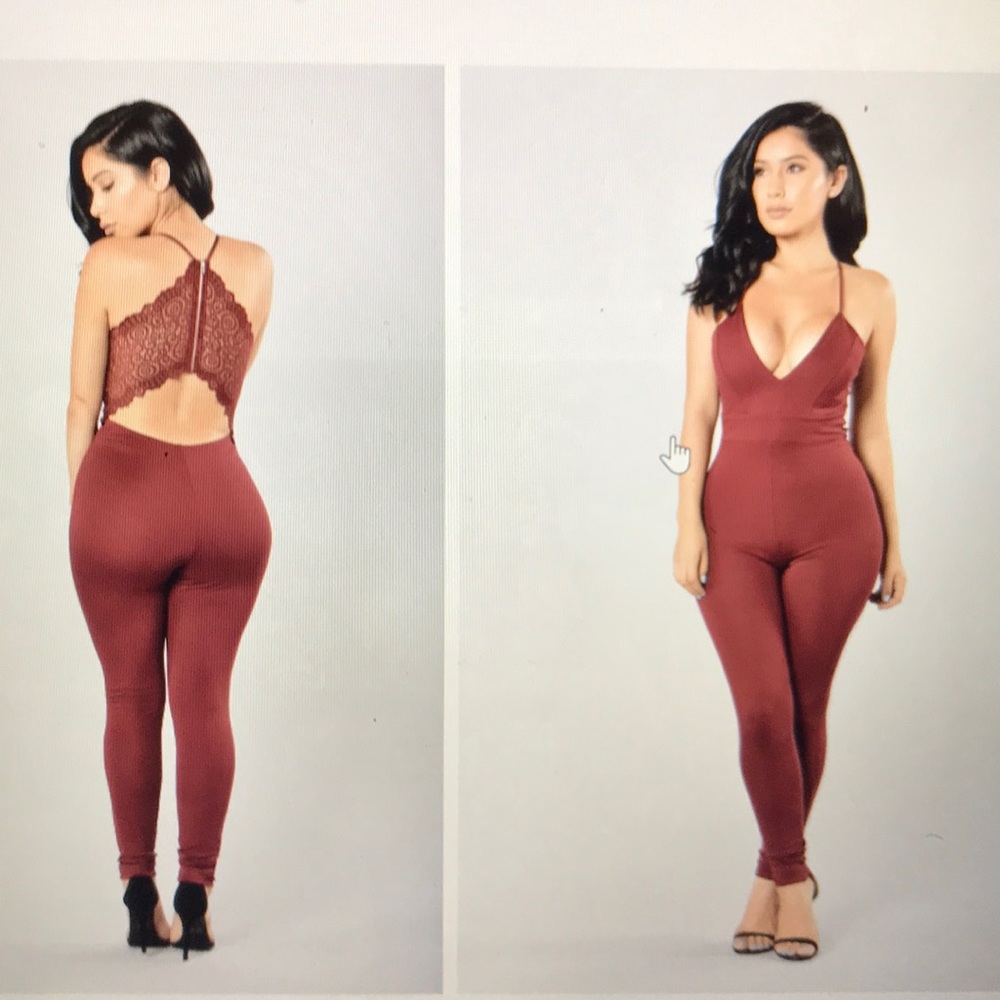 Burgundy Tie Me Up Lace Romper